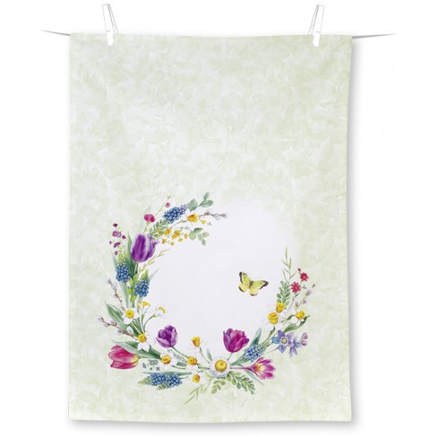 Кърпа 70х50см Loving Spring Wreath зелена Кърпа 70х50см Loving Spring Wreath зелена